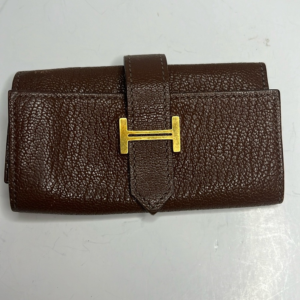 Hermes Brown Bearn Key Case